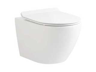 Hangtoilet | randloos, Aloni, Eco5514.01, Wit glanzend, Inclusief soft